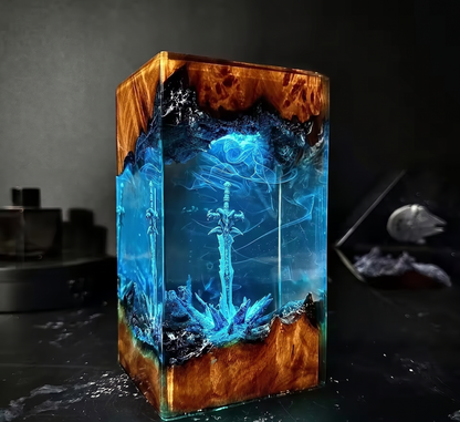 Frostmourne Inspired Resin Art Lamp