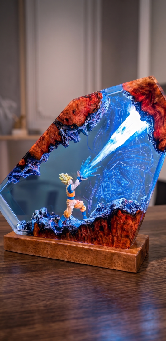 Dragon Ball Inspired Resin Night Lamp